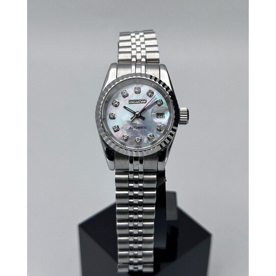 Custom Seiko Mod • White MOP Datejust • 26mm